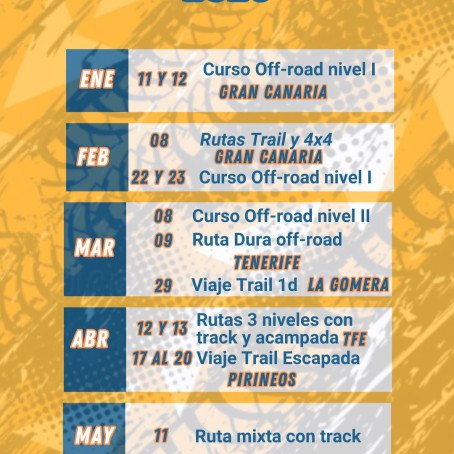 CALENDARIO 2025
