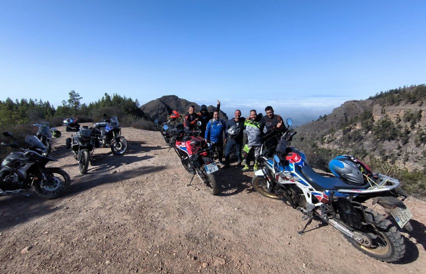 La Gomera un día EN moto trail