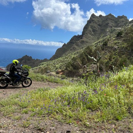 RUTA TRAIL MIXTA LA GOMERA EN MOTO